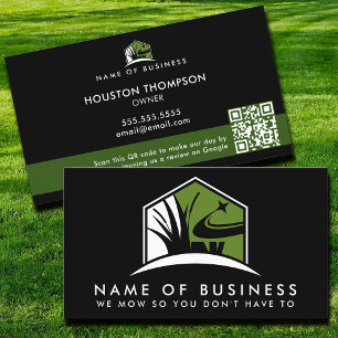 QR Code Professionele Tuin Lawn Care Landscaper Visitekaartje