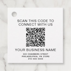 QR-code Promotie Bedankjes Labels