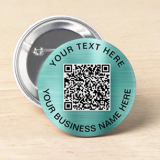 QR-code promotiemunt Ronde Button 5,7 Cm