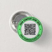 QR-code Promotionele Button Voorbeeld aangepaste t (Voorkant /achterkant)