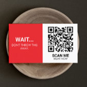 QR-code: promotionele toevoeging Visitekaartje
