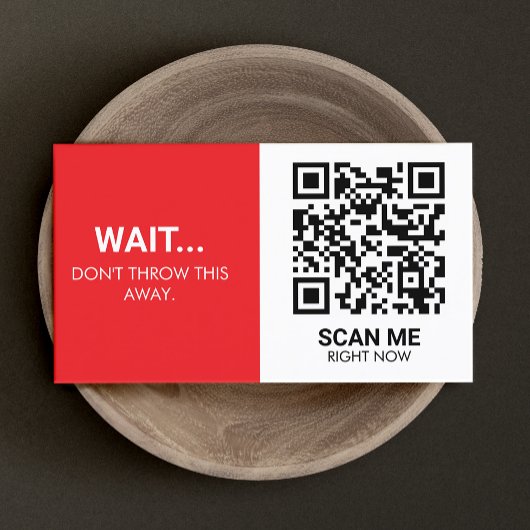QR-code: promotionele toevoeging Visitekaartje