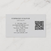 QR-code Reiki Master Visitekaartje (Achterkant)