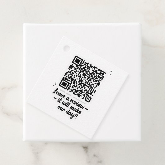 QR Code Review Gift Label (In situ)