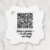 QR Code Review Gift Label (Voorkant)