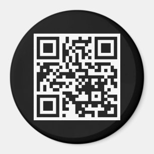 QR-code Ronde magneet