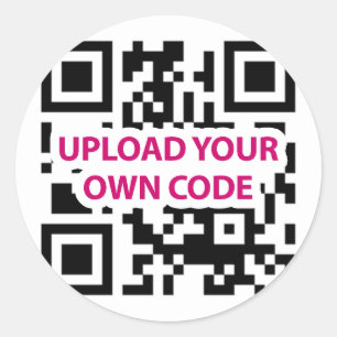 QR-code  Ronde Sticker