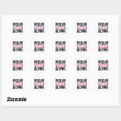 QR-code  Ronde Sticker (Vel)