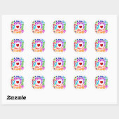 QR-code Ronde Sticker (Vel)