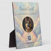 QR Code Rouw Playlist Rainbow Bridge Tributo Fotoplaat (Zijkant)