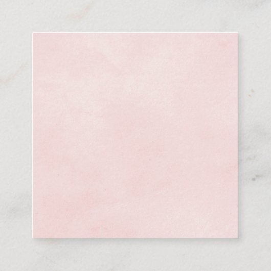 QR-code RSVP bevlekte zachte roze bruiloft Informatiekaartje (Achterkant)