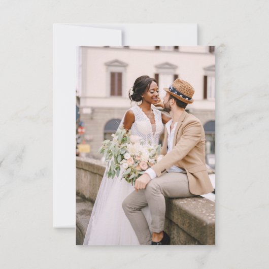 QR-code RSVP bruiloft Website legant (Achterkant)