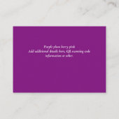 QR CODE RSVP GIFTS DETAILS Website bruiloft Informatiekaartje (Achterkant)