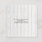 QR CODE RSVP Huwelijksdetails Accommodatie Cadeaus Informatiekaartje (Achterkant)