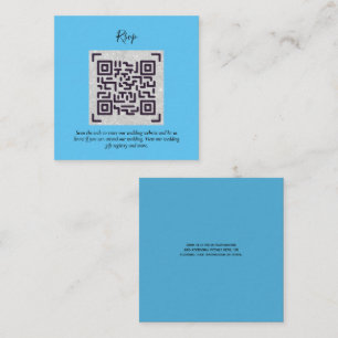 QR CODE RSVP Wedding Details Accommodatie Gifts Informatiekaartje