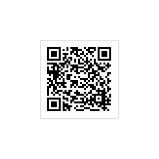 Qr-code Rubberstempel (Afrduk)