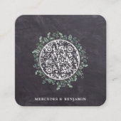 QR Code Rustic Botanical Faire-part de mariage (Devant)