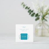 QR Code Save the Date Kaart Minimalistische Trouwk (Staand voorkant)