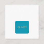 QR Code Save the Date Kaart Minimalistische Trouwk (Achterkant)