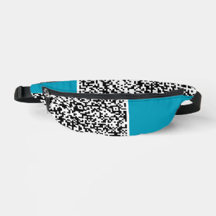 QR Code Scan Fanny Pack Personnalisé Choisir les c