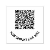 QR Code Scan Info Aangepaste tekst Zelfinkend stem Zelfinktende Stempel (Design)