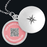 QR Code Scan Info Collier de texte personnalisé Vo<br><div class="desc">Couleurs et polices personnalisées - Votre code QR et votre texte personnalisé Professionnel Nom professionnel Site Web Promotionnel Colliers d'entreprise / Cadeau - Ajouter votre code QR - Image ou logo / Nom - Entreprise / Site Web ou E-mail ou Téléphone - Coordonnées / Adresse - Redimensionner et déplacer ou...</div>