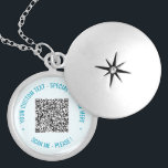 QR Code Scan Info Collier Votre texte et vos coule<br><div class="desc">Choisissez des couleurs et des polices - Concevez vos propres colliers personnalisés avec votre code QR Scan Info et texte personnalisé Modern Necklace Don - Ajouter votre code QR - Image ou logo - photo / Texte - Nom ou texte personnalisé - Redimensionner et déplacer ou supprimer / Ajouter des...</div>