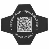 QR Code Scan Info Couleurs de texte personnalisée (Plat)