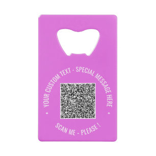QR Code Scan Info Couleurs de texte personnalisées