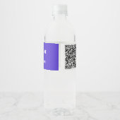 QR Code Scan Info - Étiquette de bouteille d'eau t (Dos)