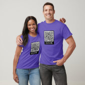 QR Code Scan Info Funny T-Shirt (Unisexe)