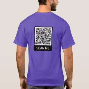 QR Code Scan Info Grappig T-shirt