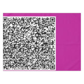 QR Code Scan Info Promotie Zakelijk Tafelkleed (Voorkant (Horizontaal))