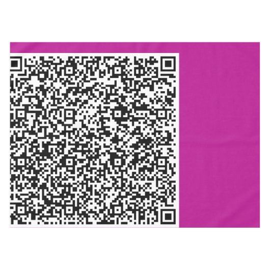 QR Code Scan Info Promotie Zakelijk Tafelkleed (Voorkant (Horizontaal))