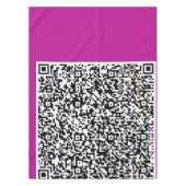 QR Code Scan Info Promotie Zakelijk Tafelkleed (Voorkant)
