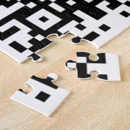 QR Code Scan Info Puzzle cadeau personnalisé (Côté)