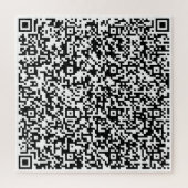 QR Code Scan Info Puzzle cadeau personnalisé (Vertical)