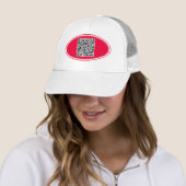 QR Code Scan Info Trucker Hoed Aangepaste Kleuren Trucker Pet (In situ)