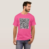 QR Code Scan Info Votre T-Shirt Message Spécial (Devant entier)