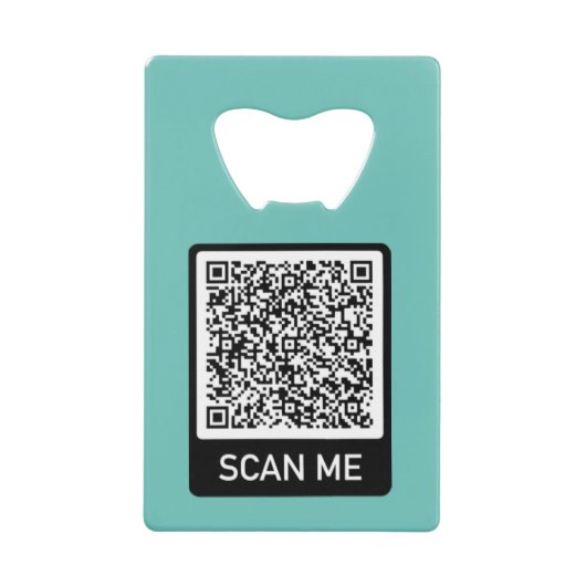 QR Code Scan Me Moderne Bouteille Ouverture de vos (Devant)