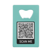 QR Code Scan Me Moderne Bouteille Ouverture de vos (Dos)