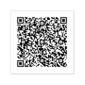 QR-code scaninfo gepersonaliseerde zelfinktstempel Zelfinktende Stempel (Design)