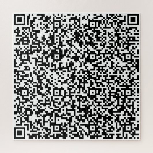 QR-code Scaninfo Je ruimtelijk bericht Legpuzzel (Verticaal)