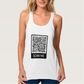 QR-code Scannen Ik heb uw moderne Tanktop persoonl (Voorkant)