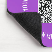 QR Code Scannen Info Aangepaste tekst Muismat Kleu (Hoek)