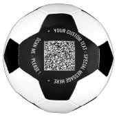 QR Code scannen Info Aangepaste tekstkleuren Aange Voetbal (Gedraaid)