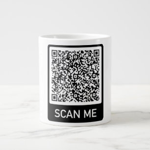 QR-code - Scannen naar mij professionele gepersona Extra Grote Beker