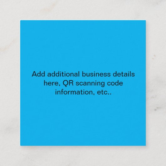 QR-code Scannen Visitekaartje (Achterkant)