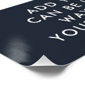 QR-code scannen | Zakelijk logo professioneel Perfect Poster (Hoek)
