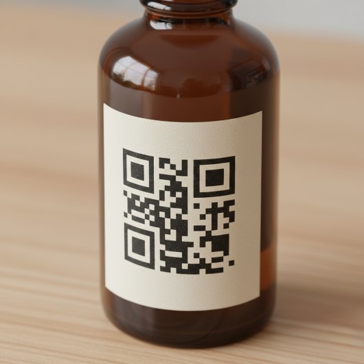 QR Code Self-Inking Rubber Stamp Zelfinktende Stempel